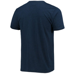 Atlanta Braves Homage Stadium Tri-Blend T-Shirt - Navy