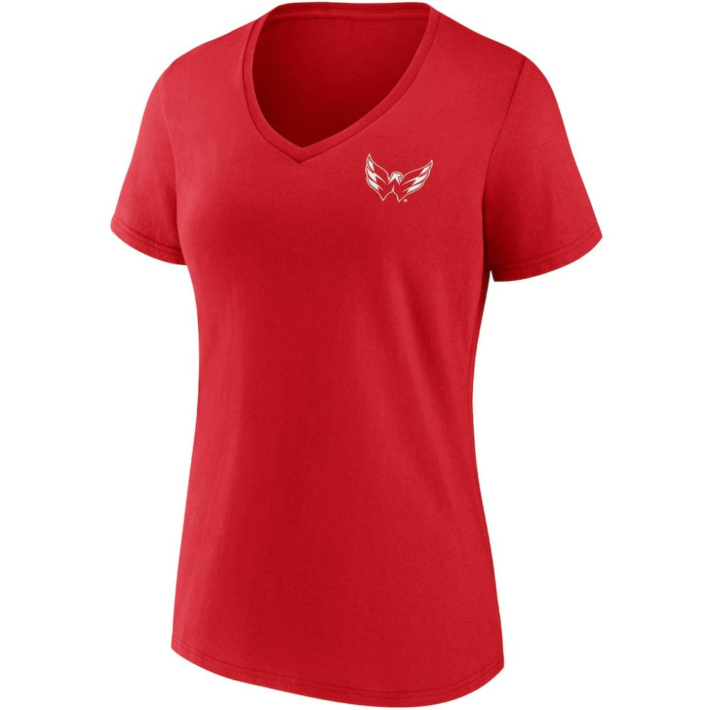 Washington Capitals Fanatics Women's Team Mother's Day V-Neck T-Shirt