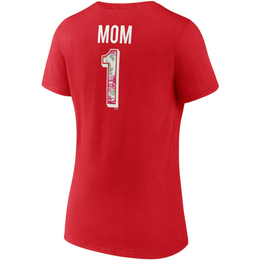 Washington Capitals Fanatics Women's Team Mother's Day V-Neck T-Shirt