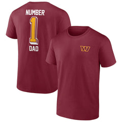 NFL Washington Commanders Team #1 Dad T-Shirt
