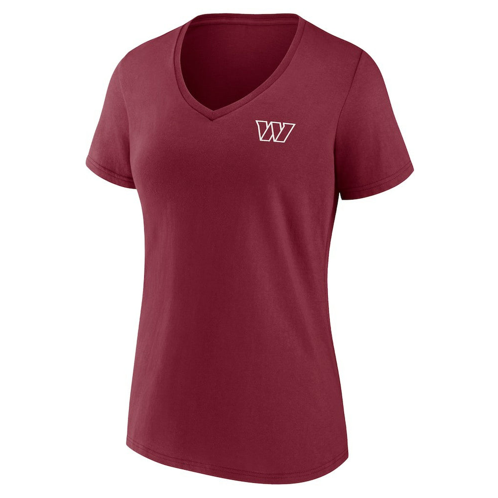 NFL Washington Commanders Women's Team Mother's Day V-Neck T-Shirt
