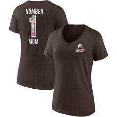 NFL Cleveland Browns Women's Team Mother's Day V-Neck T-Shirt