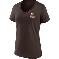 NFL Cleveland Browns Women's Team Mother's Day V-Neck T-Shirt