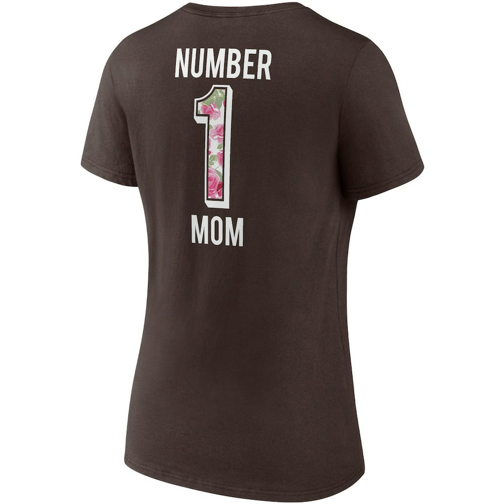 NFL Cleveland Browns Women's Team Mother's Day V-Neck T-Shirt