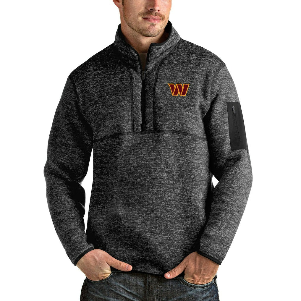 NFL Washington Commanders Antigua Fortune Quarter-Zip Pullover Jacket