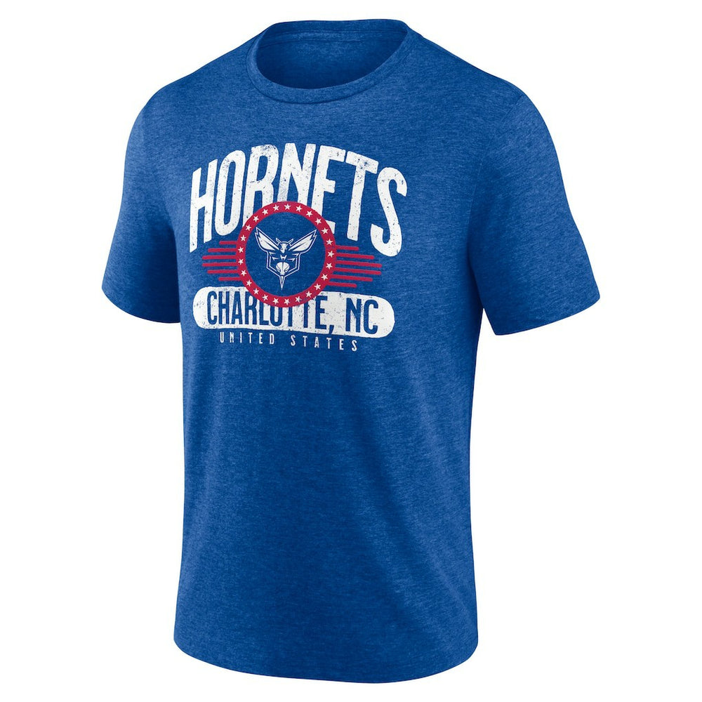 Charlotte Hornets Badge of Honor Tri-Blend T-Shirt - Royal online