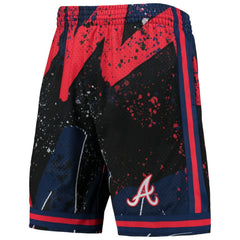Atlanta Braves Hyper Hoops Shorts - Red | Mitchell & Ness