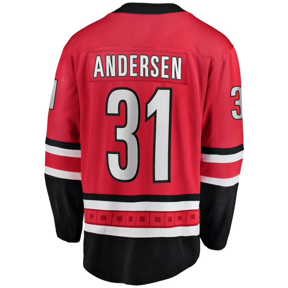 Frederik Andersen Carolina Hurricanes Fanatics Alternate Breakaway Player Jersey