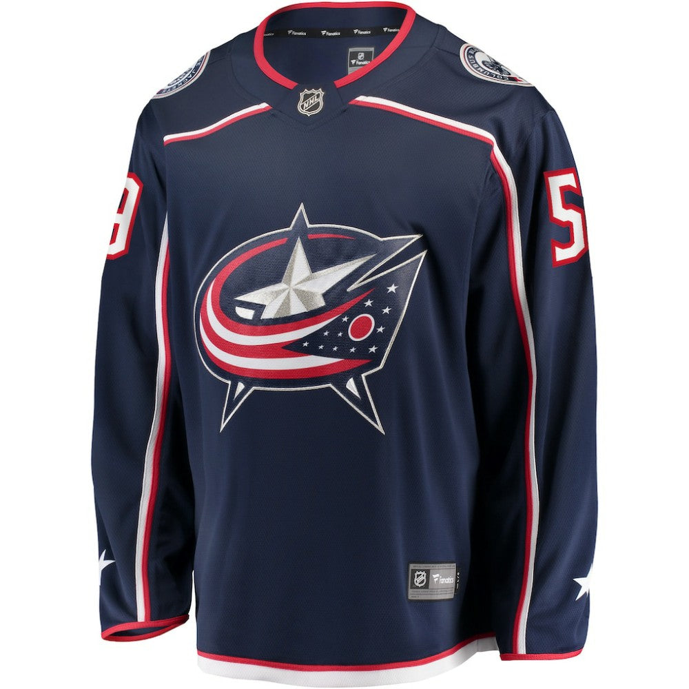 Yegor Chinakhov Columbus Blue Jackets Fanatics Home Breakaway Player Jersey