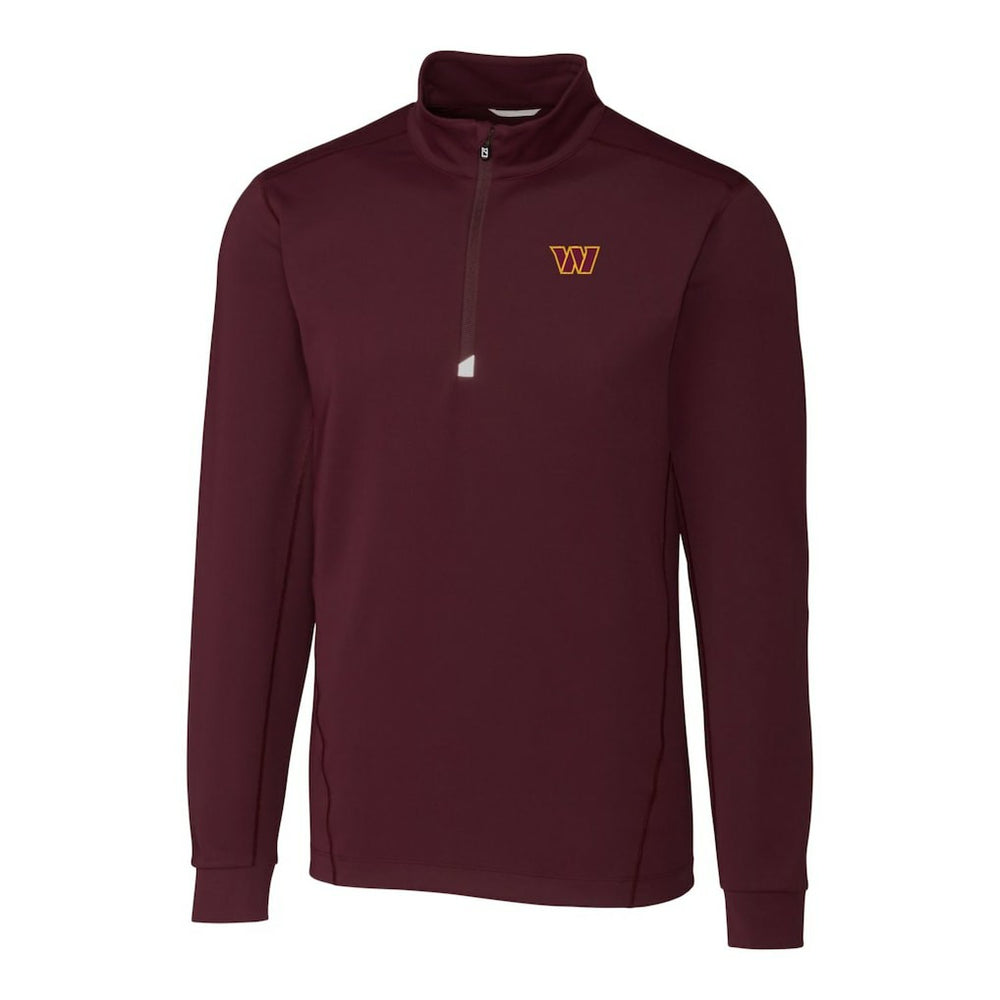 NFL Washington Commanders Cutter & Buck Traverse Stretch Quarter-Zip Pullover Jacket