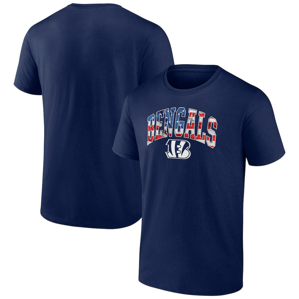 NFL Cincinnati Bengals Banner Wave Logo T-Shirt