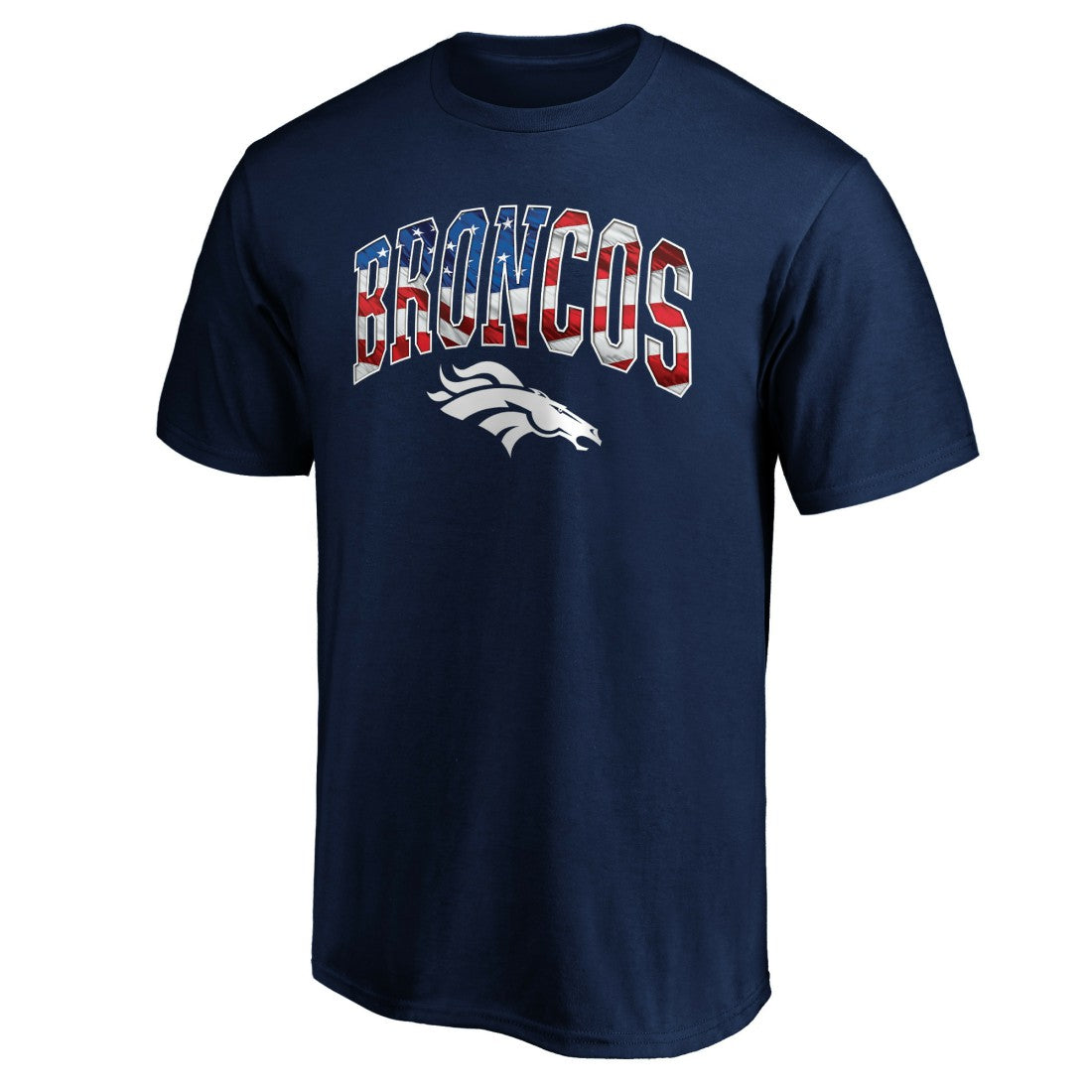 NFL Denver Broncos Banner Wave Logo T-Shirt