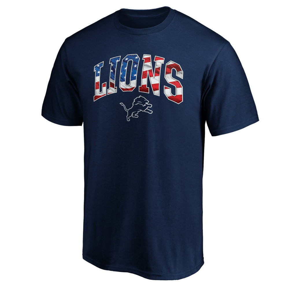 NFL Detroit Lions Banner Wave Logo T-Shirt