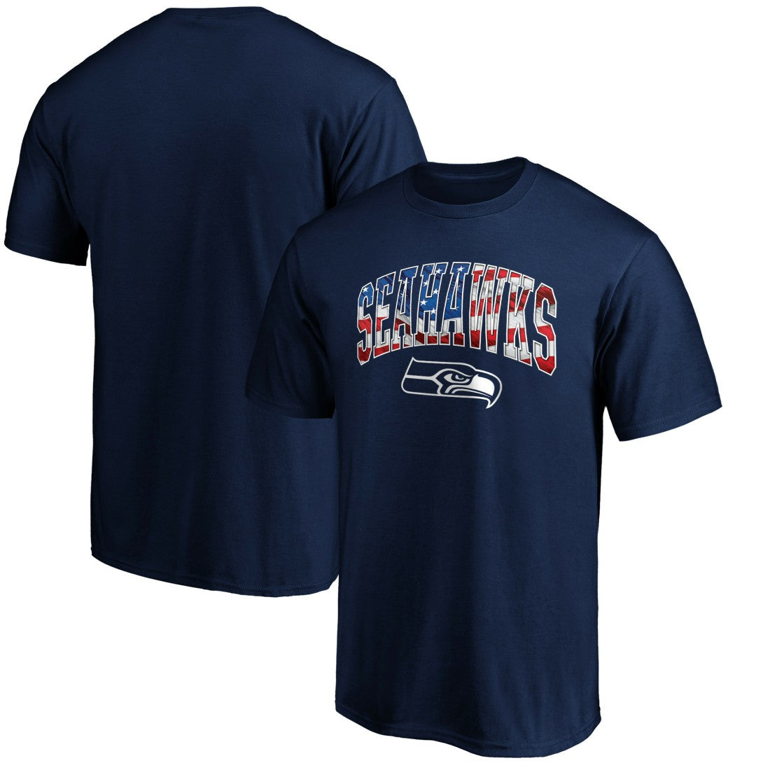 NFL Seattle Seahawks Banner Wave Logo T-Shirt