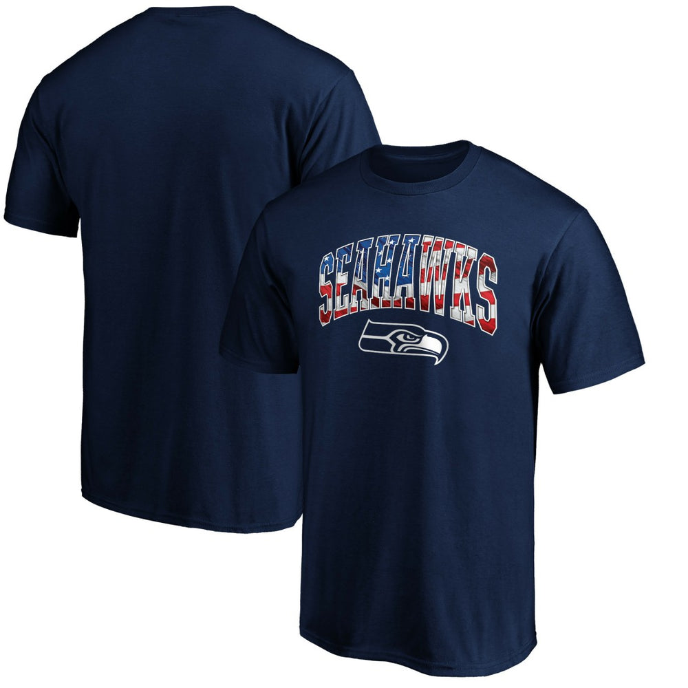 NFL Seattle Seahawks Banner Wave Logo T-Shirt