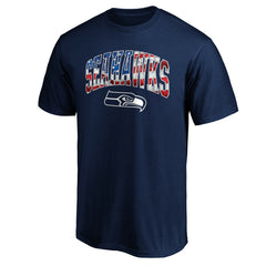 NFL Seattle Seahawks Banner Wave Logo T-Shirt