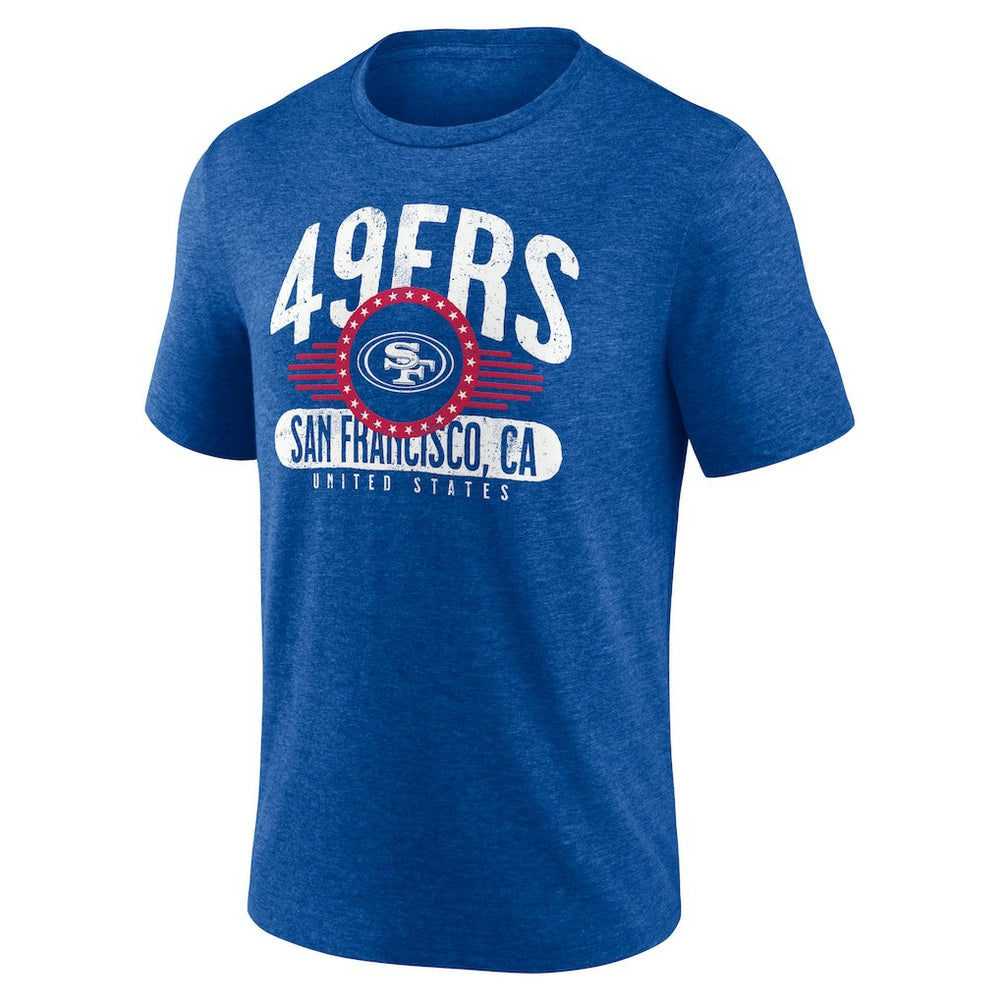 NFL San Francisco 49ers Badge of Honor Tri-Blend T-Shirt