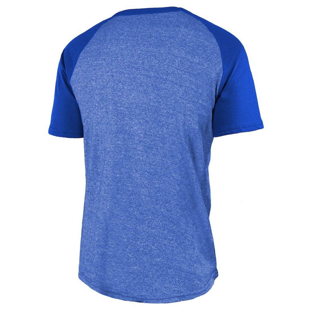 NFL Los Angeles Rams Majestic Threads 2-Time Super Bowl s Tri-Blend Raglan T-Shirt