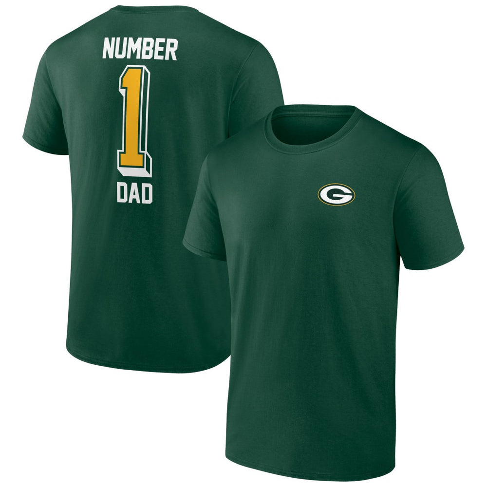NFL Green Bay Packers Number One Dad T-Shirt