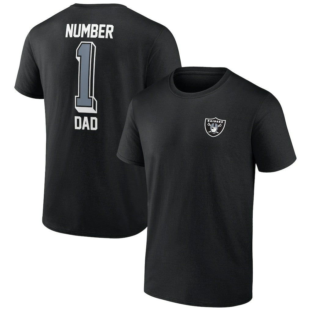 NFL Las Vegas Raiders Number One Dad T-Shirt