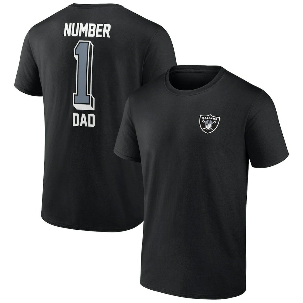 NFL Las Vegas Raiders Number One Dad T-Shirt