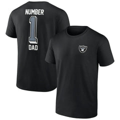 NFL Las Vegas Raiders Number One Dad T-Shirt