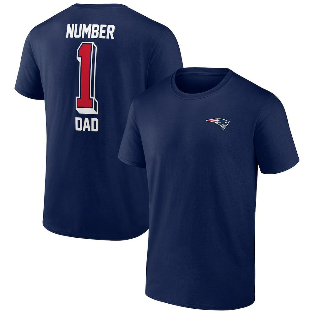 NFL New England Patriots Number One Dad T-Shirt
