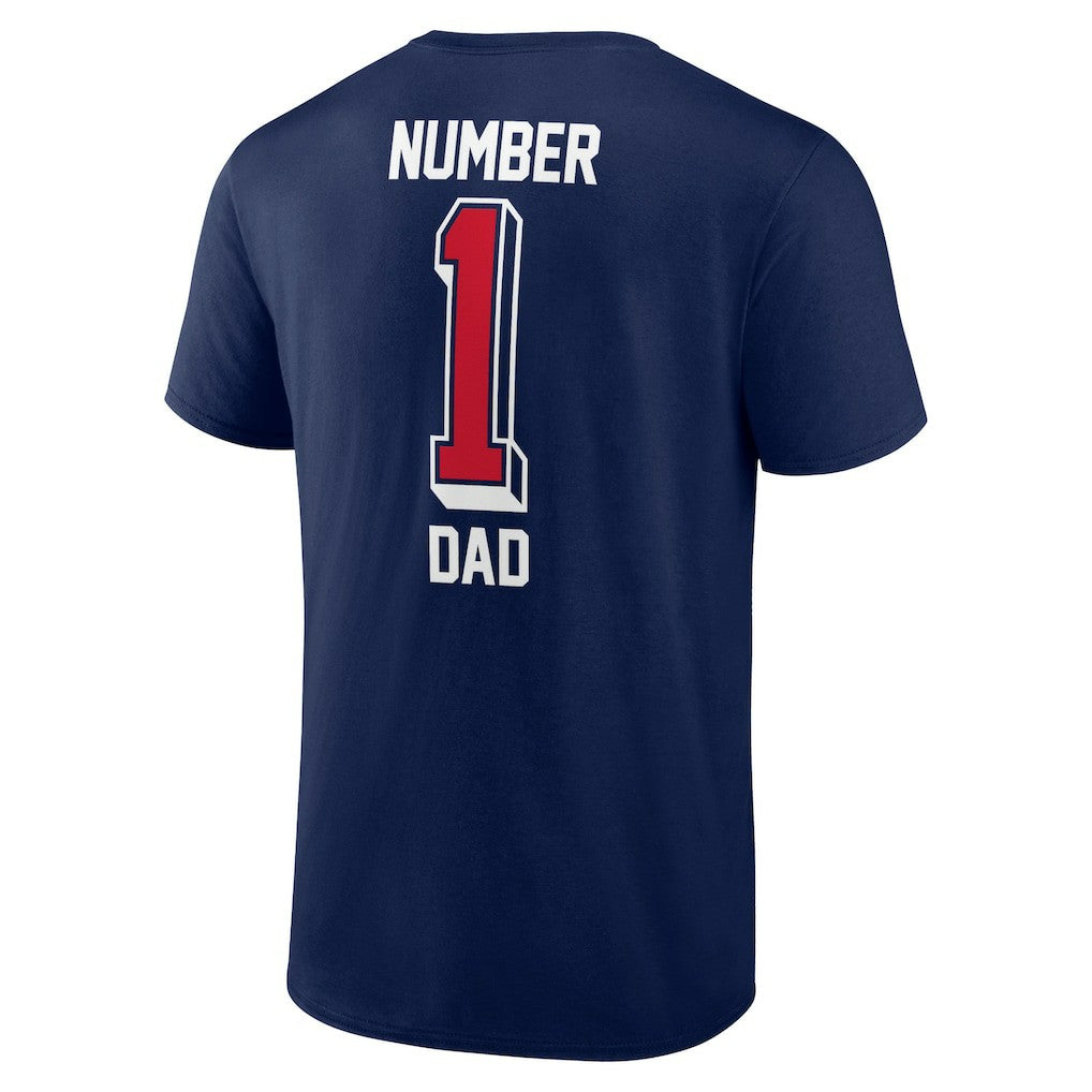 NFL New England Patriots Number One Dad T-Shirt