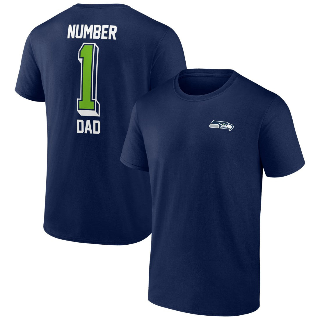 NFL Seattle Seahawks Number One Dad T-Shirt
