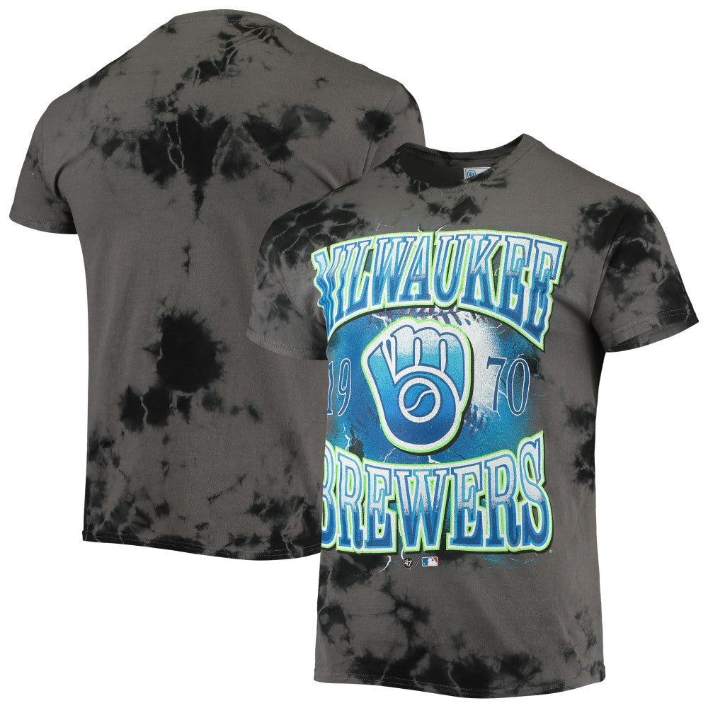 Milwaukee Brewers Wonder Boy Vintage Tubular T-Shirt - Charcoal | 47 brand