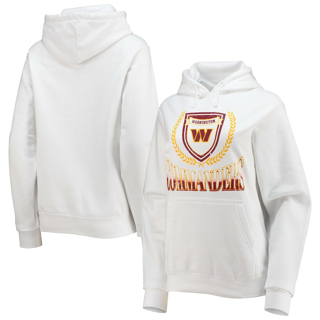 NFL Washington Commanders WEAR by Erin Andrews Women's Fleece Pullover Hoodie