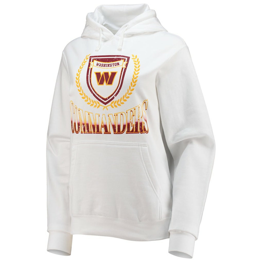 NFL Washington Commanders WEAR by Erin Andrews Women's Fleece Pullover Hoodie