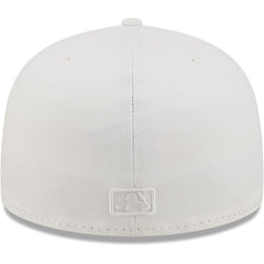 Detroit Tigers White on White 59FIFTY Fitted Hat | New Era