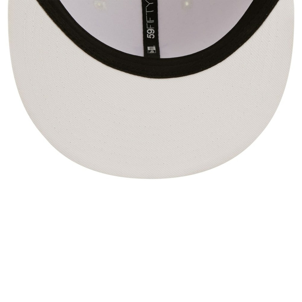 Detroit Tigers White on White 59FIFTY Fitted Hat | New Era