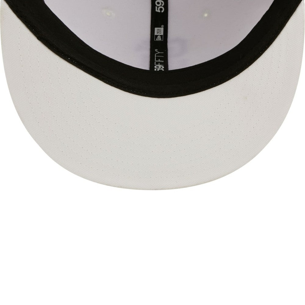 San Francisco Giants White on White 59FIFTY Fitted Hat | New Era