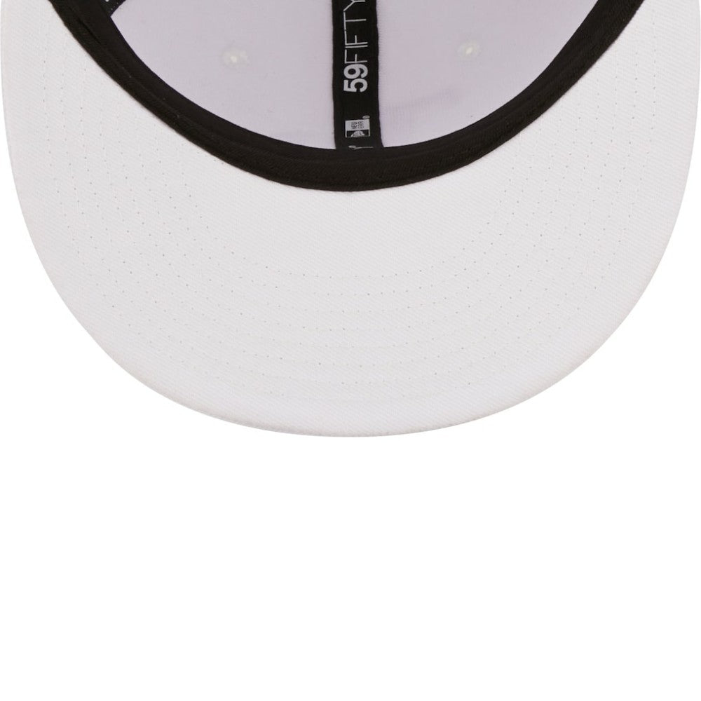 San Diego Padres White on White 59FIFTY Fitted Hat | New Era