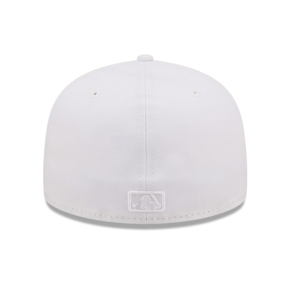 Seattle Mariners White on White 59FIFTY Fitted Hat | New Era