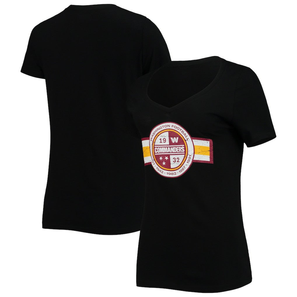 NFL Washington Commanders Women's V-Neck T-Shirt