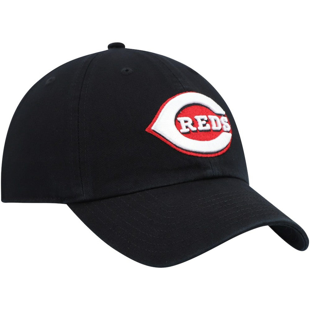 Cincinnati Reds Clean Up Adjustable Hat - Black | 47 brand