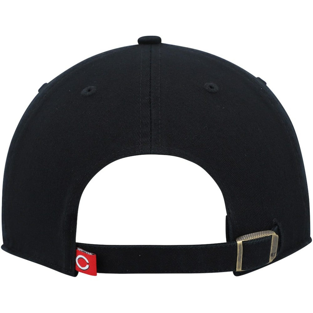 Cincinnati Reds Clean Up Adjustable Hat - Black | 47 brand