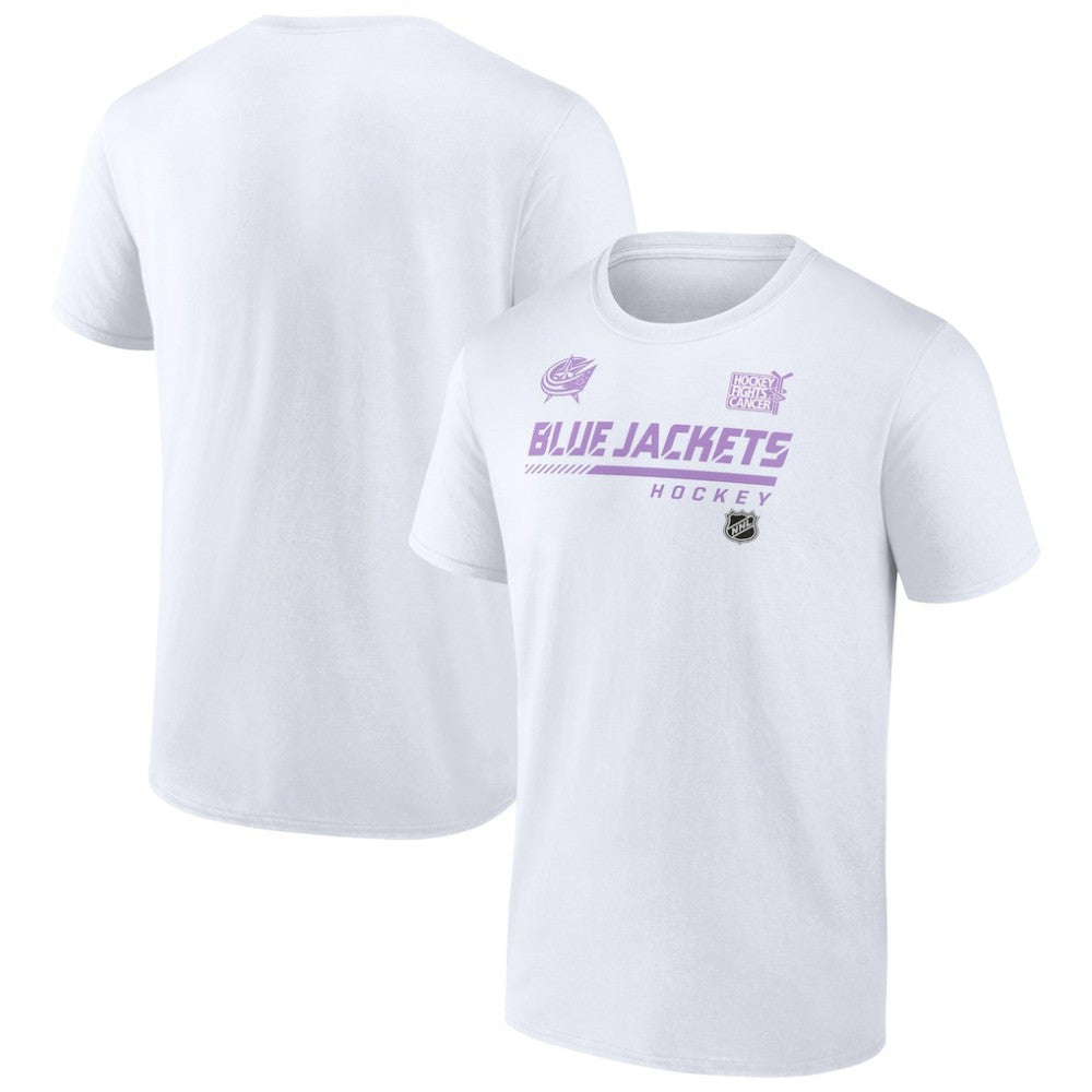 Columbus Blue Jackets NHL Hockey Fights Cancer T-Shirt