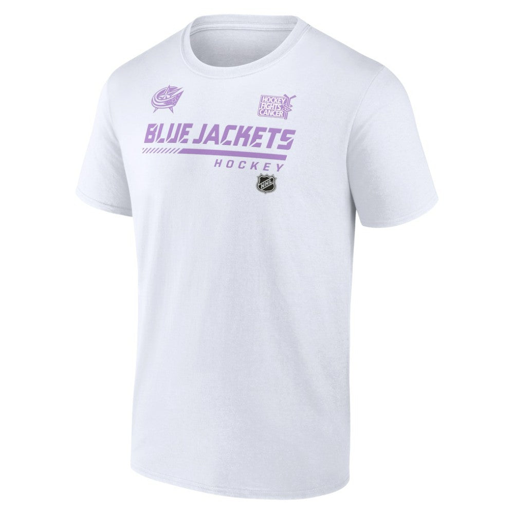 Columbus Blue Jackets NHL Hockey Fights Cancer T-Shirt