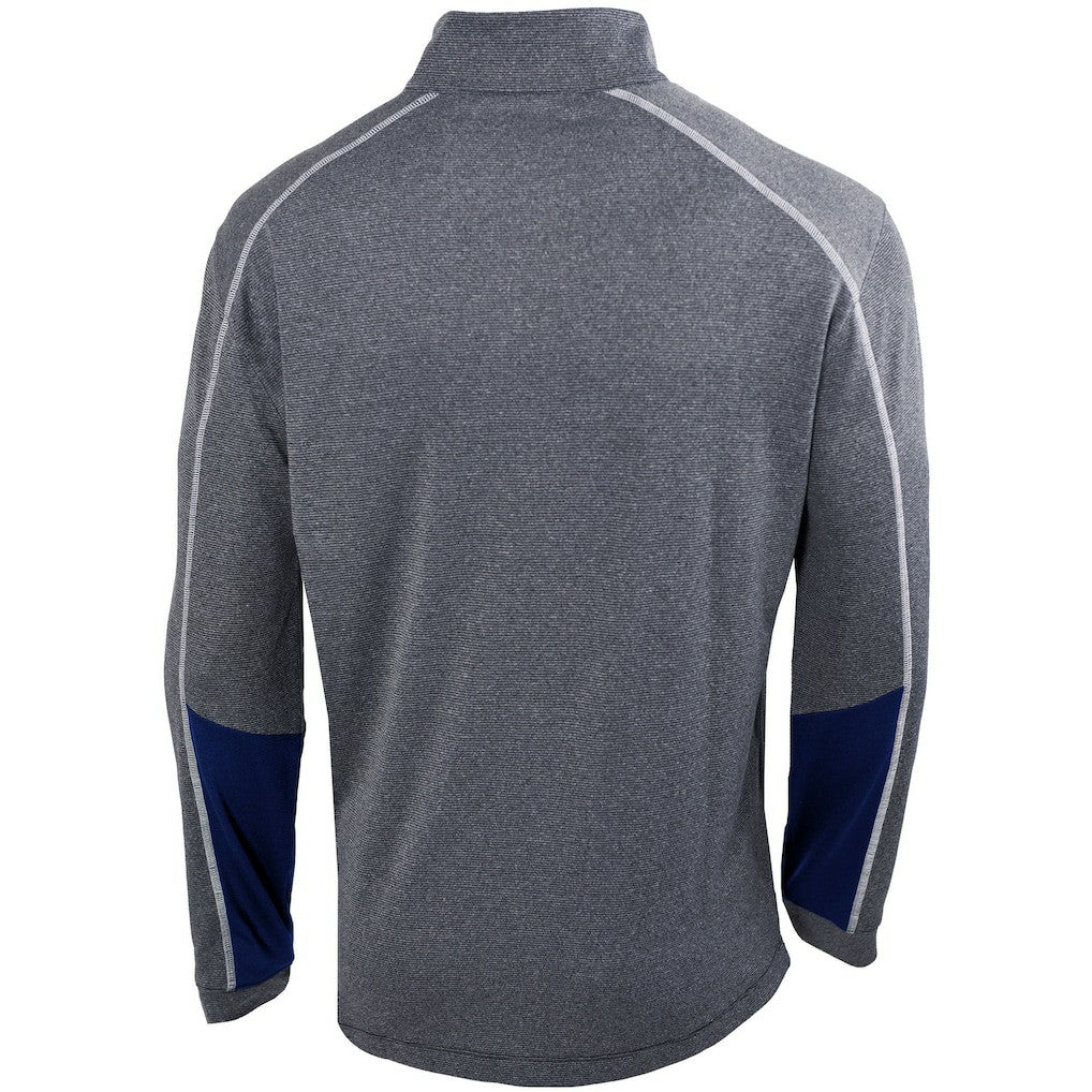 Indiana Pacers Omni-Wick Shotgun 2.0 Quarter-Zip Pullover Top - Heathered Gray/Navy | Columbia on sale