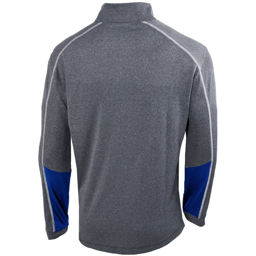 Oklahoma City Thunder Omni-Wick Shotgun 2.0 Quarter-Zip Pullover Top - Heathered Gray/Blue | Columbia on sale