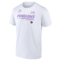 Pittsburgh Penguins NHL Hockey Fights Cancer T-Shirt