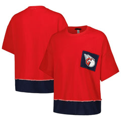 Cleveland Guardians Refried Apparel Women's Cropped T-Shirt - Red