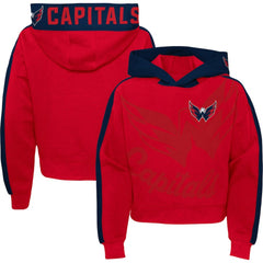 Washington Capitals Girls Youth Record Setter Pullover Hoodie