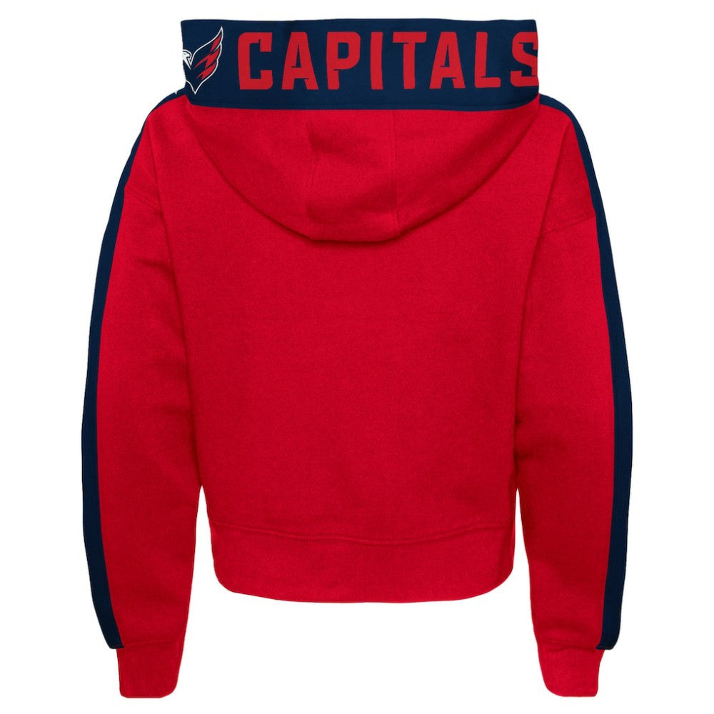 Washington Capitals Girls Youth Record Setter Pullover Hoodie