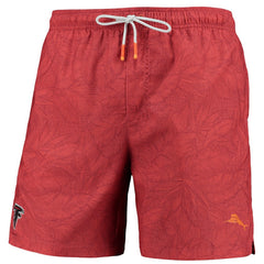 NFL Atlanta Falcons Naples Layered Leaves Swim Trunks