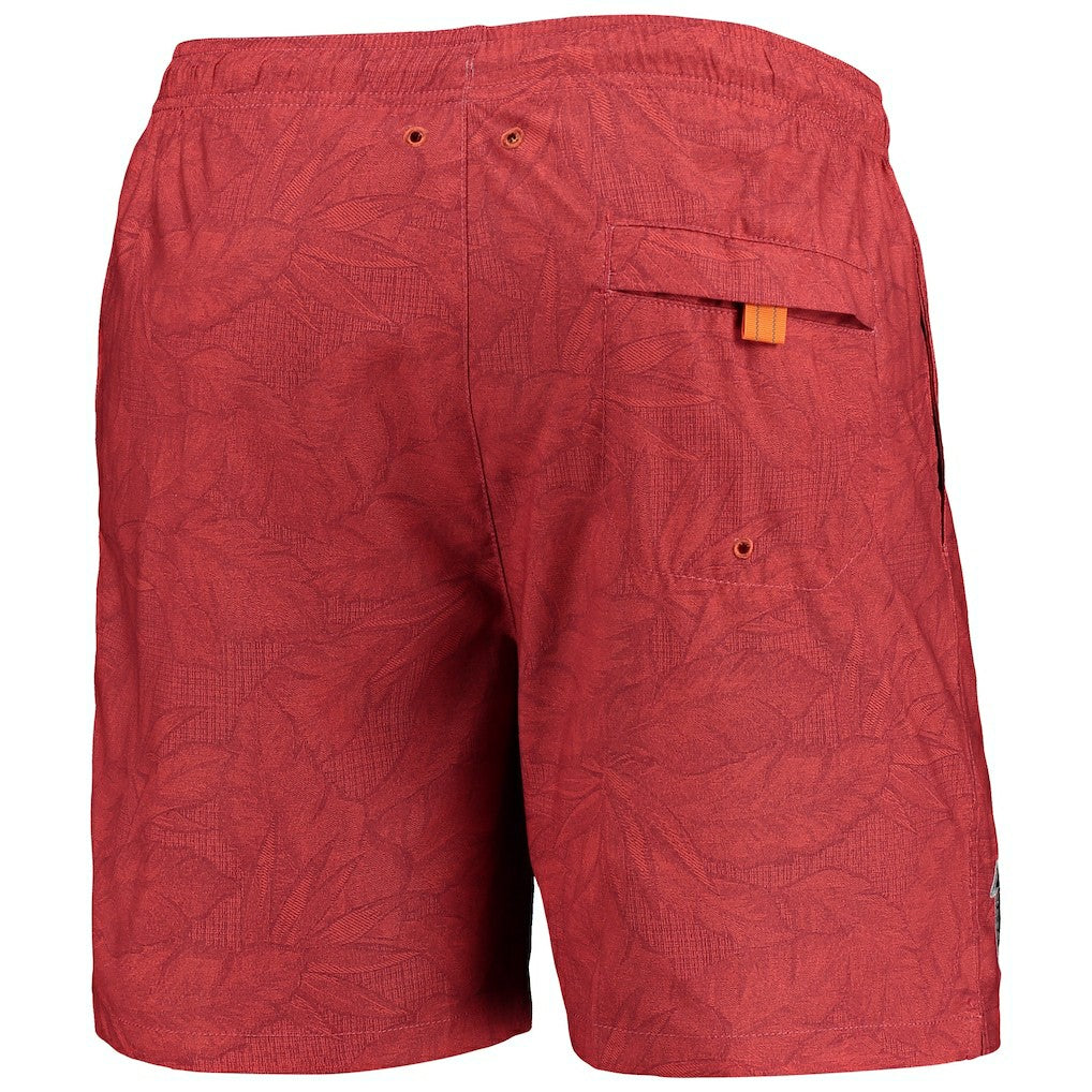 NFL Atlanta Falcons Naples Layered Leaves Swim Trunks